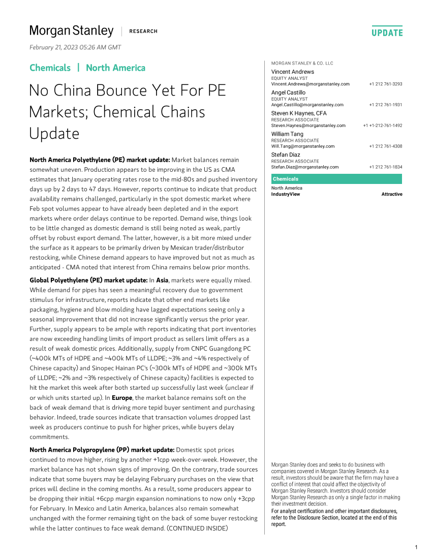 Morgan Stanley-Chemicals No China Bounce Yet For PE Markets; Chemical Chai...Morgan Stanley-Chemicals No China Bounce Yet For PE Markets; Chemical Chai..._1.png